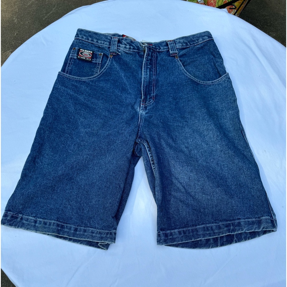 Jean shorts Men’s Cy-Borg Vintage Rare Size 36 Cy-Borg Logo Made in USA